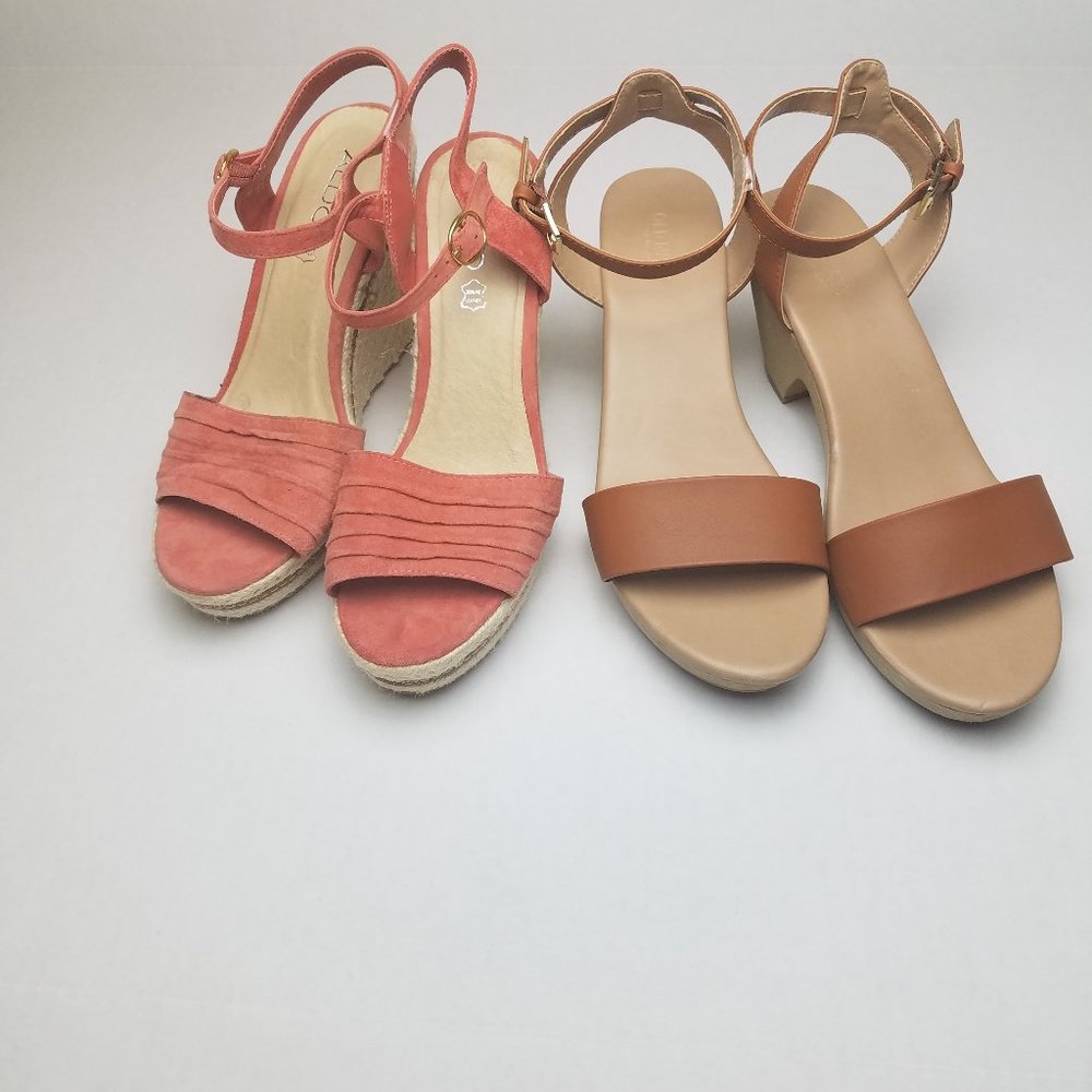 BOGO Women's Platform Wedge Sandals Size 10